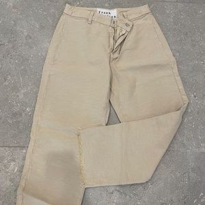Frank & Eileen - Kinsale khaki pants - Italian performance linen